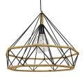 GloboStar® CONCRETE 01422 Vintage Κρεμαστό Φωτιστικό Οροφής Μονόφωτο 1 x E27 Μαύρο Μεταλλικό με Μπεζ Σχοινί Φ50 x Υ44cm GloboStar® CONCRETE 01422 Vintage Κρεμαστό Φωτιστικό Οροφής Μονόφωτο 1 x E27 Μαύρο Μεταλλικό με Μπεζ Σχοινί Φ50 x Υ44cm