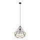 GloboStar® CONCRETE 01422 Vintage Κρεμαστό Φωτιστικό Οροφής Μονόφωτο 1 x E27 Μαύρο Μεταλλικό με Μπεζ Σχοινί Φ50 x Υ44cm GloboStar® CONCRETE 01422 Vintage Κρεμαστό Φωτιστικό Οροφής Μονόφωτο 1 x E27 Μαύρο Μεταλλικό με Μπεζ Σχοινί Φ50 x Υ44cm