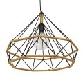 GloboStar® CONCRETE 01422 Vintage Κρεμαστό Φωτιστικό Οροφής Μονόφωτο 1 x E27 Μαύρο Μεταλλικό με Μπεζ Σχοινί Φ50 x Υ44cm GloboStar® CONCRETE 01422 Vintage Κρεμαστό Φωτιστικό Οροφής Μονόφωτο 1 x E27 Μαύρο Μεταλλικό με Μπεζ Σχοινί Φ50 x Υ44cm