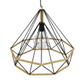 GloboStar® CONCRETE 01422 Vintage Κρεμαστό Φωτιστικό Οροφής Μονόφωτο 1 x E27 Μαύρο Μεταλλικό με Μπεζ Σχοινί Φ50 x Υ44cm GloboStar® CONCRETE 01422 Vintage Κρεμαστό Φωτιστικό Οροφής Μονόφωτο 1 x E27 Μαύρο Μεταλλικό με Μπεζ Σχοινί Φ50 x Υ44cm