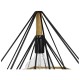 GloboStar® CONCRETE 01422 Vintage Κρεμαστό Φωτιστικό Οροφής Μονόφωτο 1 x E27 Μαύρο Μεταλλικό με Μπεζ Σχοινί Φ50 x Υ44cm GloboStar® CONCRETE 01422 Vintage Κρεμαστό Φωτιστικό Οροφής Μονόφωτο 1 x E27 Μαύρο Μεταλλικό με Μπεζ Σχοινί Φ50 x Υ44cm