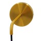 GloboStar® MADISON 01427 Μοντέρνο Φωτιστικό Τοίχου Απλίκα Μονόφωτο Χρυσό με Μελί Γυαλί Φ15 x Y54cm GloboStar® MADISON 01427 Μοντέρνο Φωτιστικό Τοίχου Απλίκα Μονόφωτο Χρυσό με Μελί Γυαλί Φ15 x Y54cm