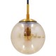 GloboStar® MADISON 01427 Μοντέρνο Φωτιστικό Τοίχου Απλίκα Μονόφωτο Χρυσό με Μελί Γυαλί Φ15 x Y54cm GloboStar® MADISON 01427 Μοντέρνο Φωτιστικό Τοίχου Απλίκα Μονόφωτο Χρυσό με Μελί Γυαλί Φ15 x Y54cm