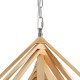 GloboStar® OCTAVE 01431 Μοντέρνο Κρεμαστό Φωτιστικό Οροφής Μονόφωτο 1 x E27 Μπεζ Ξύλινο Μ64 x Π64 x Y66cm GloboStar® OCTAVE 01431 Μοντέρνο Κρεμαστό Φωτιστικό Οροφής Μονόφωτο 1 x E27 Μπεζ Ξύλινο Μ64 x Π64 x Y66cm
