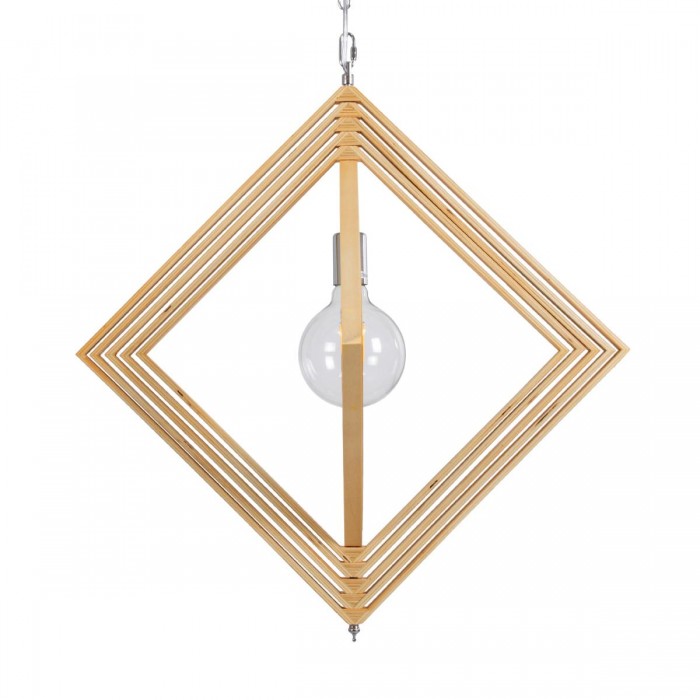 GloboStar® OCTAVE 01431 Μοντέρνο Κρεμαστό Φωτιστικό Οροφής Μονόφωτο 1 x E27 Μπεζ Ξύλινο Μ64 x Π64 x Y66cm GloboStar® OCTAVE 01431 Μοντέρνο Κρεμαστό Φωτιστικό Οροφής Μονόφωτο 1 x E27 Μπεζ Ξύλινο Μ64 x Π64 x Y66cm