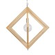 GloboStar® OCTAVE 01431 Μοντέρνο Κρεμαστό Φωτιστικό Οροφής Μονόφωτο 1 x E27 Μπεζ Ξύλινο Μ64 x Π64 x Y66cm GloboStar® OCTAVE 01431 Μοντέρνο Κρεμαστό Φωτιστικό Οροφής Μονόφωτο 1 x E27 Μπεζ Ξύλινο Μ64 x Π64 x Y66cm
