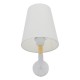 GloboStar® LYDFORD 01433 Μοντέρνο Φωτιστικό Τοίχου Απλίκα Μονόφωτο Λευκό με Μπέζ Ξύλο Μεταλλικό Φ20 x Y36cm GloboStar® LYDFORD 01433 Μοντέρνο Φωτιστικό Τοίχου Απλίκα Μονόφωτο Λευκό με Μπέζ Ξύλο Μεταλλικό Φ20 x Y36cm