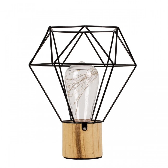 GloboStar® ANTLER 01441 Μοντέρνο Επιτραπέζιο Φωτιστικό Γραφείου LED USB DC 5V Μονόφωτο Μεταλλικό Μαύρο με Ξύλινη Βάση Θερμό Λευκό 3000K Φ19 x Μ19 x Π19 x Υ23cm GloboStar® ANTLER 01441 Μοντέρνο Επιτραπέζιο Φωτιστικό Γραφείου LED USB DC 5V Μονόφωτο Μεταλλικό Μαύρο με Ξύλινη Βάση Θερμό Λευκό 3000K Φ19 x Μ19 x Π19 x Υ23cm