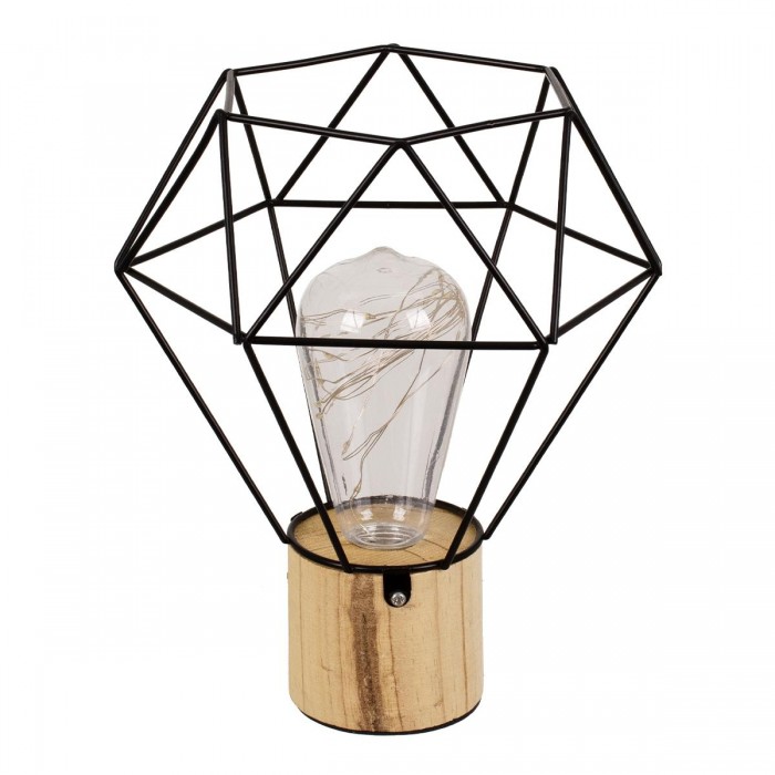 GloboStar® ANTLER 01441 Μοντέρνο Επιτραπέζιο Φωτιστικό Γραφείου LED USB DC 5V Μονόφωτο Μεταλλικό Μαύρο με Ξύλινη Βάση Θερμό Λευκό 3000K Φ19 x Μ19 x Π19 x Υ23cm GloboStar® ANTLER 01441 Μοντέρνο Επιτραπέζιο Φωτιστικό Γραφείου LED USB DC 5V Μονόφωτο Μεταλλικό Μαύρο με Ξύλινη Βάση Θερμό Λευκό 3000K Φ19 x Μ19 x Π19 x Υ23cm