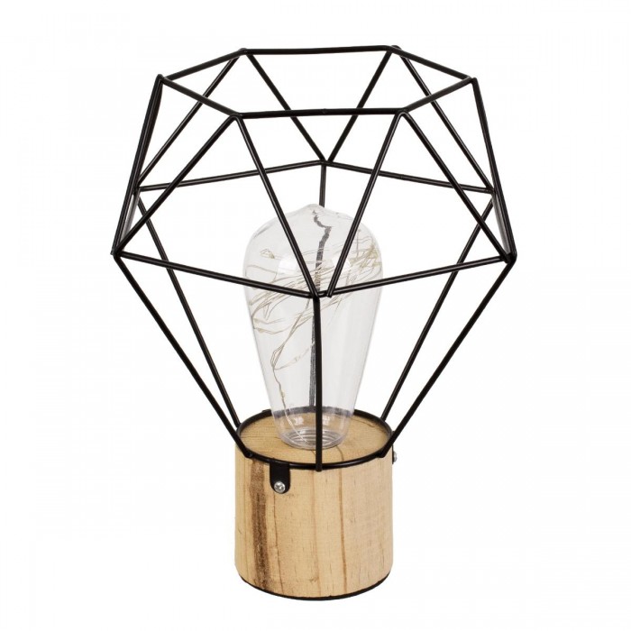 GloboStar® ANTLER 01441 Μοντέρνο Επιτραπέζιο Φωτιστικό Γραφείου LED USB DC 5V Μονόφωτο Μεταλλικό Μαύρο με Ξύλινη Βάση Θερμό Λευκό 3000K Φ19 x Μ19 x Π19 x Υ23cm GloboStar® ANTLER 01441 Μοντέρνο Επιτραπέζιο Φωτιστικό Γραφείου LED USB DC 5V Μονόφωτο Μεταλλικό Μαύρο με Ξύλινη Βάση Θερμό Λευκό 3000K Φ19 x Μ19 x Π19 x Υ23cm