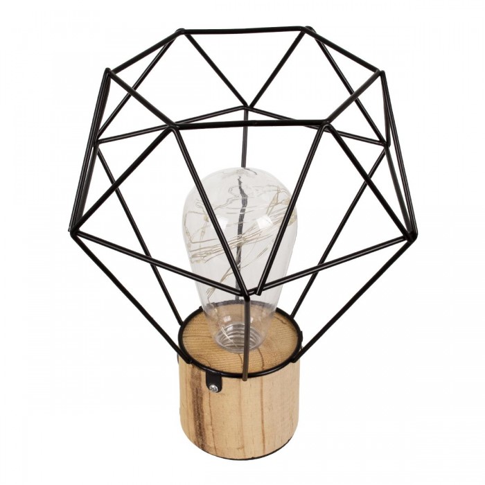 GloboStar® ANTLER 01441 Μοντέρνο Επιτραπέζιο Φωτιστικό Γραφείου LED USB DC 5V Μονόφωτο Μεταλλικό Μαύρο με Ξύλινη Βάση Θερμό Λευκό 3000K Φ19 x Μ19 x Π19 x Υ23cm GloboStar® ANTLER 01441 Μοντέρνο Επιτραπέζιο Φωτιστικό Γραφείου LED USB DC 5V Μονόφωτο Μεταλλικό Μαύρο με Ξύλινη Βάση Θερμό Λευκό 3000K Φ19 x Μ19 x Π19 x Υ23cm