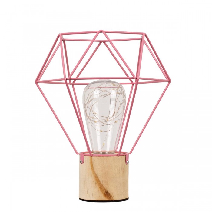 GloboStar® ANTLER 01442 Μοντέρνο Επιτραπέζιο Φωτιστικό Γραφείου LED USB DC 5V Μονόφωτο Μεταλλικό Ροζ με Ξύλινη Βάση Θερμό Λευκό 3000K Φ19 x Μ19 x Π19 x Υ23cm GloboStar® ANTLER 01442 Μοντέρνο Επιτραπέζιο Φωτιστικό Γραφείου LED USB DC 5V Μονόφωτο Μεταλλικό Ροζ με Ξύλινη Βάση Θερμό Λευκό 3000K Φ19 x Μ19 x Π19 x Υ23cm