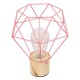 GloboStar® ANTLER 01442 Μοντέρνο Επιτραπέζιο Φωτιστικό Γραφείου LED USB DC 5V Μονόφωτο Μεταλλικό Ροζ με Ξύλινη Βάση Θερμό Λευκό 3000K Φ19 x Μ19 x Π19 x Υ23cm GloboStar® ANTLER 01442 Μοντέρνο Επιτραπέζιο Φωτιστικό Γραφείου LED USB DC 5V Μονόφωτο Μεταλλικό Ροζ με Ξύλινη Βάση Θερμό Λευκό 3000K Φ19 x Μ19 x Π19 x Υ23cm