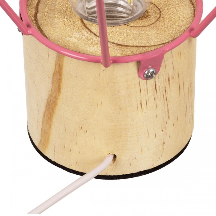 GloboStar® ANTLER 01442 Μοντέρνο Επιτραπέζιο Φωτιστικό Γραφείου LED USB DC 5V Μονόφωτο Μεταλλικό Ροζ με Ξύλινη Βάση Θερμό Λευκό 3000K Φ19 x Μ19 x Π19 x Υ23cm GloboStar® ANTLER 01442 Μοντέρνο Επιτραπέζιο Φωτιστικό Γραφείου LED USB DC 5V Μονόφωτο Μεταλλικό Ροζ με Ξύλινη Βάση Θερμό Λευκό 3000K Φ19 x Μ19 x Π19 x Υ23cm