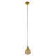 GloboStar® SEGRETO 01448 Vintage Κρεμαστό Φωτιστικό Οροφής Μονόφωτο 1 x E27 Χρυσό Γυάλινο Διάφανο Καμπάνα με Χρυσό Ντουί Φ14 x Υ18cm GloboStar® SEGRETO 01448 Vintage Κρεμαστό Φωτιστικό Οροφής Μονόφωτο 1 x E27 Χρυσό Γυάλινο Διάφανο Καμπάνα με Χρυσό Ντουί Φ14 x Υ18cm
