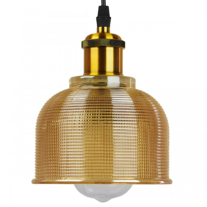 GloboStar® SEGRETO 01448 Vintage Κρεμαστό Φωτιστικό Οροφής Μονόφωτο 1 x E27 Χρυσό Γυάλινο Διάφανο Καμπάνα με Χρυσό Ντουί Φ14 x Υ18cm GloboStar® SEGRETO 01448 Vintage Κρεμαστό Φωτιστικό Οροφής Μονόφωτο 1 x E27 Χρυσό Γυάλινο Διάφανο Καμπάνα με Χρυσό Ντουί Φ14 x Υ18cm