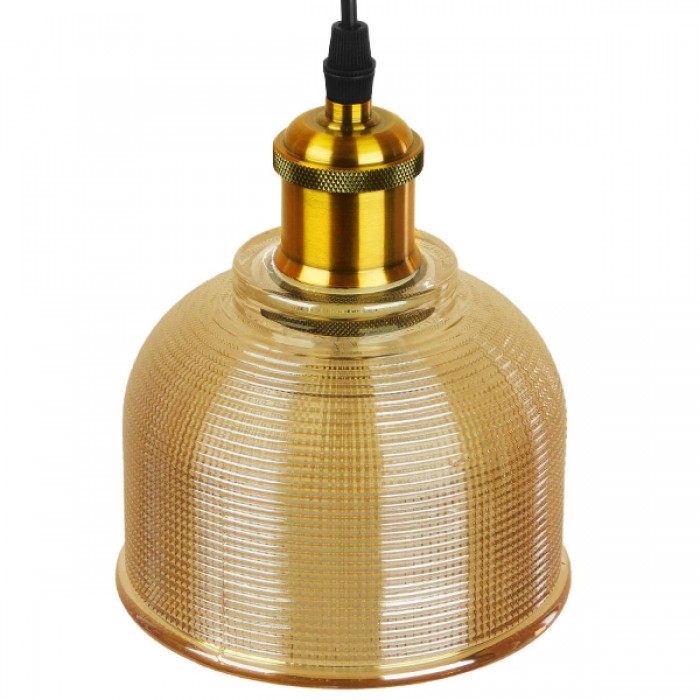 GloboStar® SEGRETO 01448 Vintage Κρεμαστό Φωτιστικό Οροφής Μονόφωτο 1 x E27 Χρυσό Γυάλινο Διάφανο Καμπάνα με Χρυσό Ντουί Φ14 x Υ18cm GloboStar® SEGRETO 01448 Vintage Κρεμαστό Φωτιστικό Οροφής Μονόφωτο 1 x E27 Χρυσό Γυάλινο Διάφανο Καμπάνα με Χρυσό Ντουί Φ14 x Υ18cm
