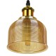 GloboStar® SEGRETO 01448 Vintage Κρεμαστό Φωτιστικό Οροφής Μονόφωτο 1 x E27 Χρυσό Γυάλινο Διάφανο Καμπάνα με Χρυσό Ντουί Φ14 x Υ18cm GloboStar® SEGRETO 01448 Vintage Κρεμαστό Φωτιστικό Οροφής Μονόφωτο 1 x E27 Χρυσό Γυάλινο Διάφανο Καμπάνα με Χρυσό Ντουί Φ14 x Υ18cm