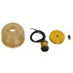 GloboStar® SEGRETO 01448 Vintage Κρεμαστό Φωτιστικό Οροφής Μονόφωτο 1 x E27 Χρυσό Γυάλινο Διάφανο Καμπάνα με Χρυσό Ντουί Φ14 x Υ18cm GloboStar® SEGRETO 01448 Vintage Κρεμαστό Φωτιστικό Οροφής Μονόφωτο 1 x E27 Χρυσό Γυάλινο Διάφανο Καμπάνα με Χρυσό Ντουί Φ14 x Υ18cm