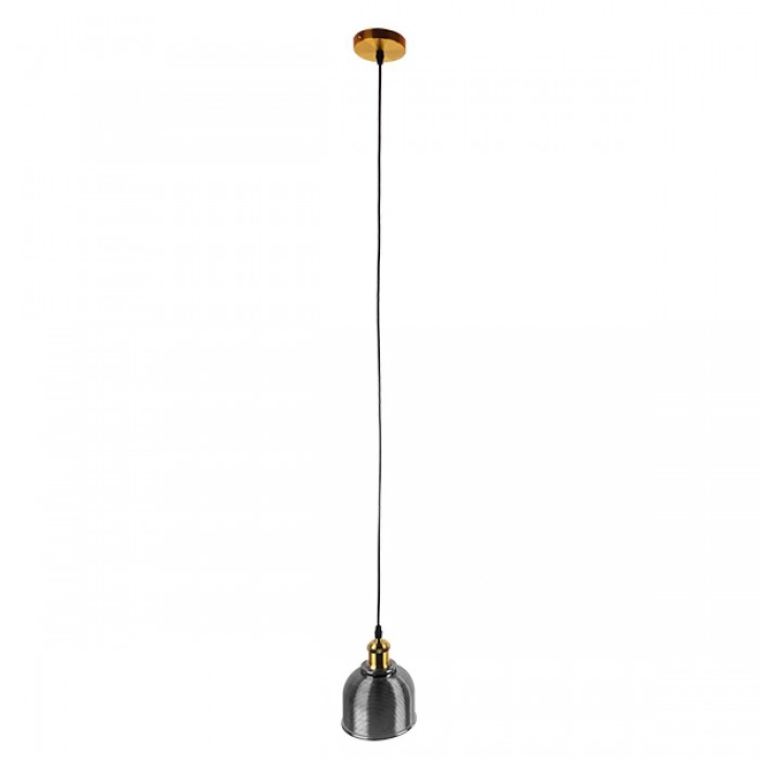 GloboStar® SEGRETO 01449 Vintage Κρεμαστό Φωτιστικό Οροφής Μονόφωτο 1 x E27 Μαύρο Γυάλινο Διάφανο Καμπάνα με Χρυσό Ντουί Φ14 x Υ18cm GloboStar® SEGRETO 01449 Vintage Κρεμαστό Φωτιστικό Οροφής Μονόφωτο 1 x E27 Μαύρο Γυάλινο Διάφανο Καμπάνα με Χρυσό Ντουί Φ14 x Υ18cm