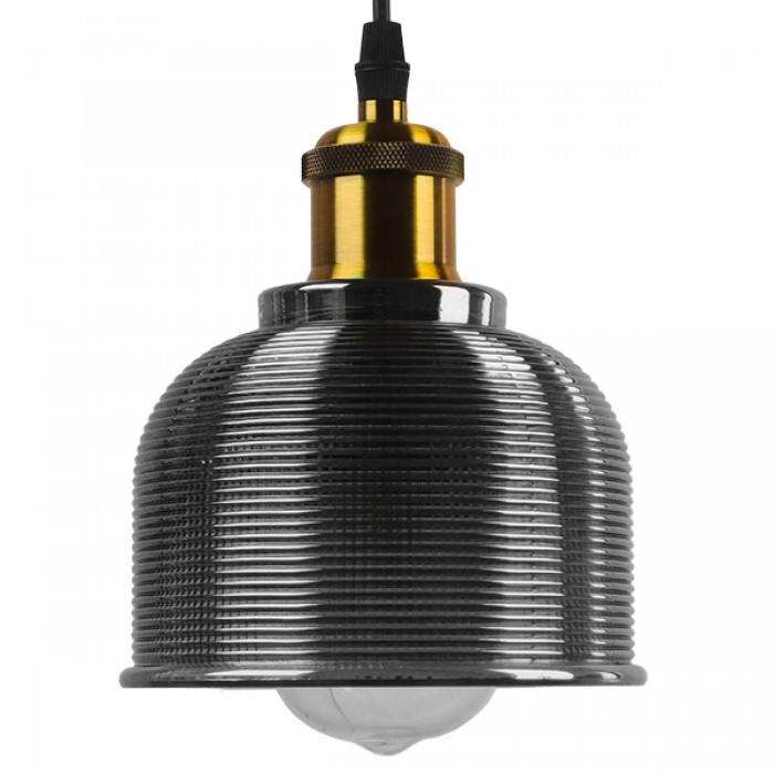 GloboStar® SEGRETO 01449 Vintage Κρεμαστό Φωτιστικό Οροφής Μονόφωτο 1 x E27 Μαύρο Γυάλινο Διάφανο Καμπάνα με Χρυσό Ντουί Φ14 x Υ18cm GloboStar® SEGRETO 01449 Vintage Κρεμαστό Φωτιστικό Οροφής Μονόφωτο 1 x E27 Μαύρο Γυάλινο Διάφανο Καμπάνα με Χρυσό Ντουί Φ14 x Υ18cm
