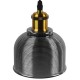 GloboStar® SEGRETO 01449 Vintage Κρεμαστό Φωτιστικό Οροφής Μονόφωτο 1 x E27 Μαύρο Γυάλινο Διάφανο Καμπάνα με Χρυσό Ντουί Φ14 x Υ18cm GloboStar® SEGRETO 01449 Vintage Κρεμαστό Φωτιστικό Οροφής Μονόφωτο 1 x E27 Μαύρο Γυάλινο Διάφανο Καμπάνα με Χρυσό Ντουί Φ14 x Υ18cm