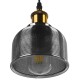 GloboStar® SEGRETO 01449 Vintage Κρεμαστό Φωτιστικό Οροφής Μονόφωτο 1 x E27 Μαύρο Γυάλινο Διάφανο Καμπάνα με Χρυσό Ντουί Φ14 x Υ18cm GloboStar® SEGRETO 01449 Vintage Κρεμαστό Φωτιστικό Οροφής Μονόφωτο 1 x E27 Μαύρο Γυάλινο Διάφανο Καμπάνα με Χρυσό Ντουί Φ14 x Υ18cm