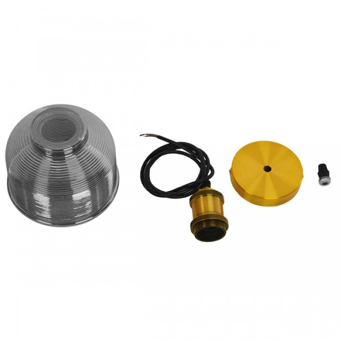 GloboStar® SEGRETO 01449 Vintage Κρεμαστό Φωτιστικό Οροφής Μονόφωτο 1 x E27 Μαύρο Γυάλινο Διάφανο Καμπάνα με Χρυσό Ντουί Φ14 x Υ18cm GloboStar® SEGRETO 01449 Vintage Κρεμαστό Φωτιστικό Οροφής Μονόφωτο 1 x E27 Μαύρο Γυάλινο Διάφανο Καμπάνα με Χρυσό Ντουί Φ14 x Υ18cm