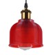 GloboStar® SEGRETO 01450 Vintage Κρεμαστό Φωτιστικό Οροφής Μονόφωτο 1 x E27 Κόκκινο Γυάλινο Διάφανο Καμπάνα με Χρυσό Ντουί Φ14 x Υ18cm GloboStar® SEGRETO 01450 Vintage Κρεμαστό Φωτιστικό Οροφής Μονόφωτο 1 x E27 Κόκκινο Γυάλινο Διάφανο Καμπάνα με Χρυσό Ντουί Φ14 x Υ18cm