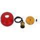 GloboStar® SEGRETO 01450 Vintage Κρεμαστό Φωτιστικό Οροφής Μονόφωτο 1 x E27 Κόκκινο Γυάλινο Διάφανο Καμπάνα με Χρυσό Ντουί Φ14 x Υ18cm GloboStar® SEGRETO 01450 Vintage Κρεμαστό Φωτιστικό Οροφής Μονόφωτο 1 x E27 Κόκκινο Γυάλινο Διάφανο Καμπάνα με Χρυσό Ντουί Φ14 x Υ18cm