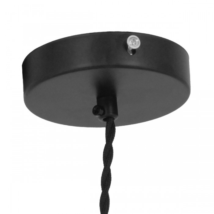 GloboStar® MANHATTAN 01456 Μοντέρνο Industrial Κρεμαστό Φωτιστικό Οροφής Μονόφωτο 1 x E27 Μεταλλικό Μαύρο Καμπάνα Φ11 x Υ14cm