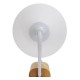 GloboStar® ALESSIA 01458 Μοντέρνο Φωτιστικό Τοίχου Απλίκα Μονόφωτο Λευκό με Ξύλινη Βάση και Διακόπτη ON/OFF Μεταλλικό Φ18 x Y29cm GloboStar® ALESSIA 01458 Μοντέρνο Φωτιστικό Τοίχου Απλίκα Μονόφωτο Λευκό με Ξύλινη Βάση και Διακόπτη ON/OFF Μεταλλικό Φ18 x Y29cm