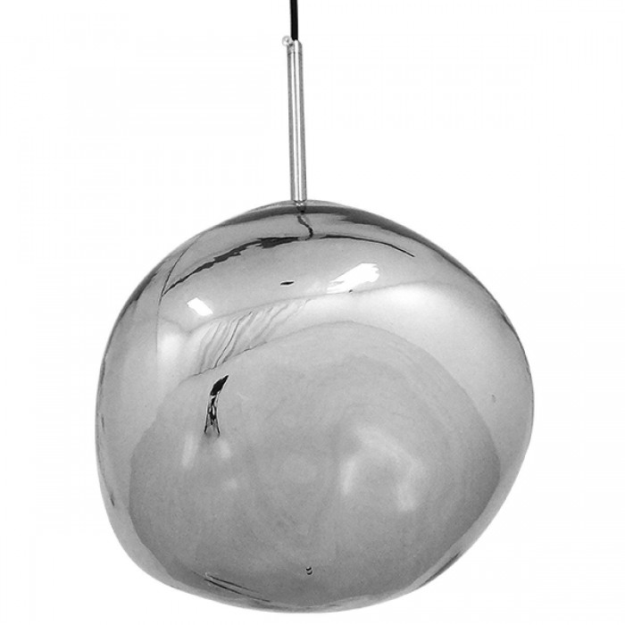 GloboStar® DIXAR 01464 Μοντέρνο Κρεμαστό Φωτιστικό Οροφής Μονόφωτο 1 x E27 Γυάλινο Ασημί Νίκελ Φ36 x Υ45cm GloboStar® DIXAR 01464 Μοντέρνο Κρεμαστό Φωτιστικό Οροφής Μονόφωτο 1 x E27 Γυάλινο Ασημί Νίκελ Φ36 x Υ45cm