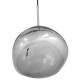 GloboStar® DIXAR 01464 Μοντέρνο Κρεμαστό Φωτιστικό Οροφής Μονόφωτο 1 x E27 Γυάλινο Ασημί Νίκελ Φ36 x Υ45cm GloboStar® DIXAR 01464 Μοντέρνο Κρεμαστό Φωτιστικό Οροφής Μονόφωτο 1 x E27 Γυάλινο Ασημί Νίκελ Φ36 x Υ45cm