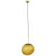 GloboStar® DIXAR 01466 Μοντέρνο Κρεμαστό Φωτιστικό Οροφής Μονόφωτο 1 x E27 Γυάλινο Χρυσό Φ36 x Υ45cm GloboStar® DIXAR 01466 Μοντέρνο Κρεμαστό Φωτιστικό Οροφής Μονόφωτο 1 x E27 Γυάλινο Χρυσό Φ36 x Υ45cm