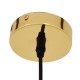 GloboStar® DIXAR 01466 Μοντέρνο Κρεμαστό Φωτιστικό Οροφής Μονόφωτο 1 x E27 Γυάλινο Χρυσό Φ36 x Υ45cm GloboStar® DIXAR 01466 Μοντέρνο Κρεμαστό Φωτιστικό Οροφής Μονόφωτο 1 x E27 Γυάλινο Χρυσό Φ36 x Υ45cm