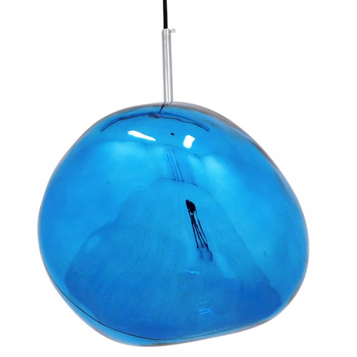 GloboStar® DIXAR BLUE 01467 Μοντέρνο Κρεμαστό Φωτιστικό Οροφής Μονόφωτο 1 x E27 Γυάλινο Μπλε Φ36 x Υ45cm GloboStar® DIXAR BLUE 01467 Μοντέρνο Κρεμαστό Φωτιστικό Οροφής Μονόφωτο 1 x E27 Γυάλινο Μπλε Φ36 x Υ45cm
