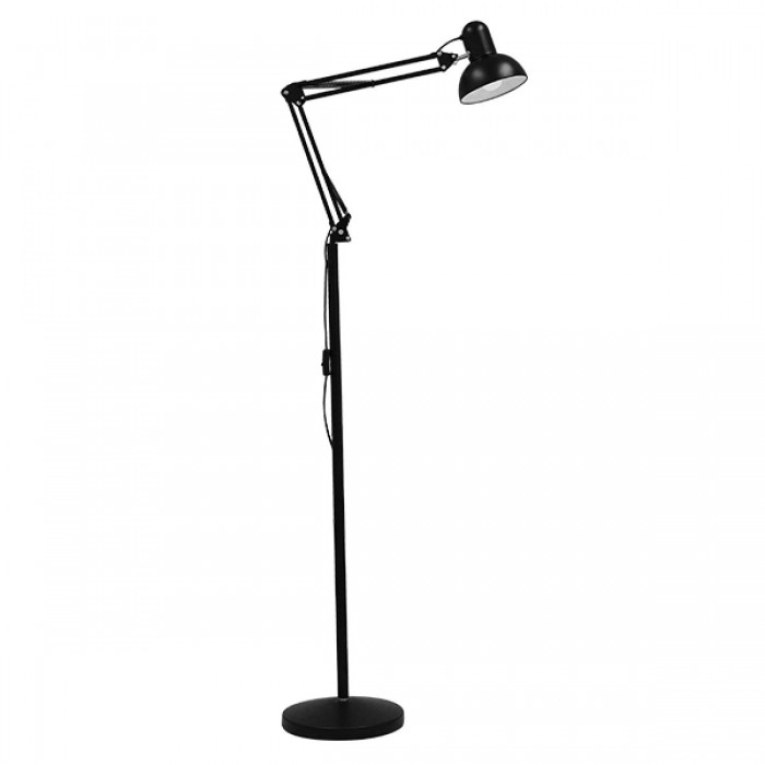 GloboStar® AUDREY 01468 Vintage Φωτιστικό Δαπέδου Μονόφωτο 1 x E27 Μαύρο Μεταλλικό Καμπάνα D15 x H190cm GloboStar® AUDREY 01468 Vintage Φωτιστικό Δαπέδου Μονόφωτο 1 x E27 Μαύρο Μεταλλικό Καμπάνα D15 x H190cm