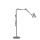 GloboStar® AUDREY 01469 Vintage Φωτιστικό Δαπέδου Μονόφωτο 1 x E27 Ασημί Μεταλλικό D15 x H190cm GloboStar® AUDREY 01469 Vintage Φωτιστικό Δαπέδου Μονόφωτο 1 x E27 Ασημί Μεταλλικό D15 x H190cm