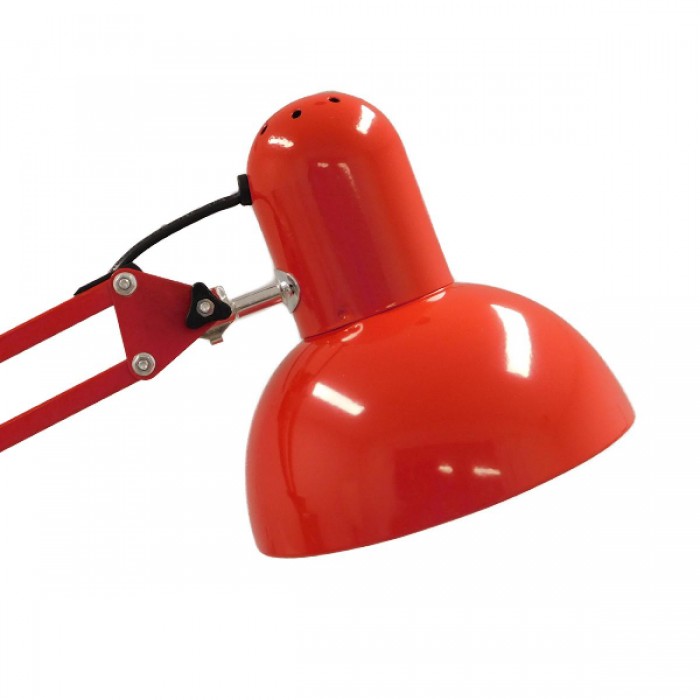 GloboStar® AUDREY 01470 Vintage Φωτιστικό Δαπέδου Μονόφωτο 1 x E27 Κόκκινο Μεταλλικό Καμπάνα D15 x H190cm