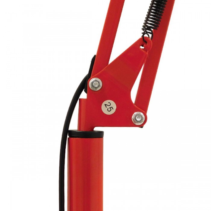 GloboStar® AUDREY 01470 Vintage Φωτιστικό Δαπέδου Μονόφωτο 1 x E27 Κόκκινο Μεταλλικό Καμπάνα D15 x H190cm