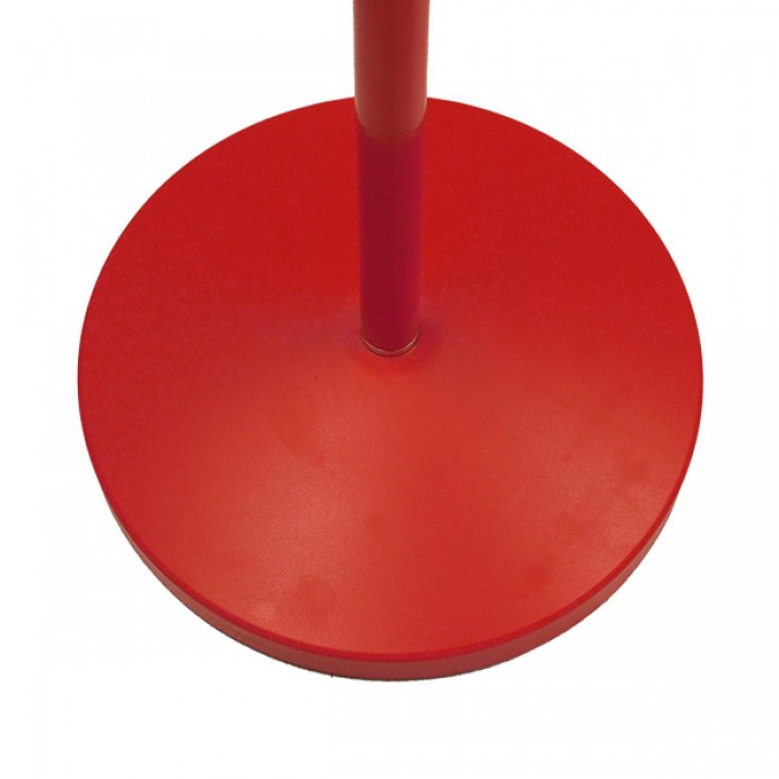 GloboStar® AUDREY 01470 Vintage Φωτιστικό Δαπέδου Μονόφωτο 1 x E27 Κόκκινο Μεταλλικό Καμπάνα D15 x H190cm