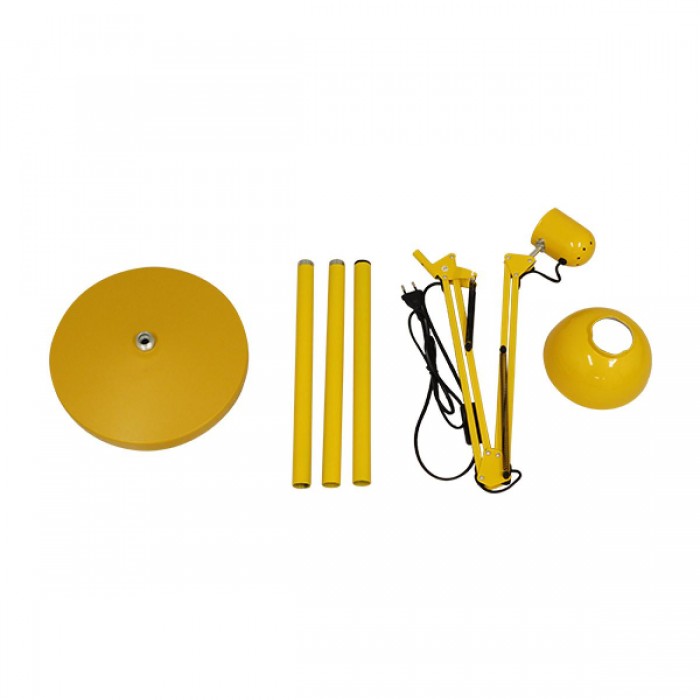 GloboStar® AUDREY 01472 Μοντέρνο Φωτιστικό Δαπέδου Μονόφωτο Μεταλλικό Κίτρινο Φ15 x Υ190cm GloboStar® AUDREY 01472 Μοντέρνο Φωτιστικό Δαπέδου Μονόφωτο Μεταλλικό Κίτρινο Φ15 x Υ190cm