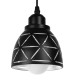 GloboStar® COOLIE 01475 Μοντέρνο Κρεμαστό Φωτιστικό Οροφής Μονόφωτο 1 x E27 Μεταλλικό Μαύρο Λευκό Καμπάνα Φ13 x Υ14cm GloboStar® COOLIE 01475 Μοντέρνο Κρεμαστό Φωτιστικό Οροφής Μονόφωτο 1 x E27 Μεταλλικό Μαύρο Λευκό Καμπάνα Φ13 x Υ14cm