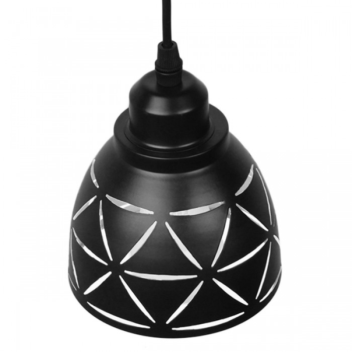 GloboStar® COOLIE 01475 Μοντέρνο Κρεμαστό Φωτιστικό Οροφής Μονόφωτο 1 x E27 Μεταλλικό Μαύρο Λευκό Καμπάνα Φ13 x Υ14cm GloboStar® COOLIE 01475 Μοντέρνο Κρεμαστό Φωτιστικό Οροφής Μονόφωτο 1 x E27 Μεταλλικό Μαύρο Λευκό Καμπάνα Φ13 x Υ14cm