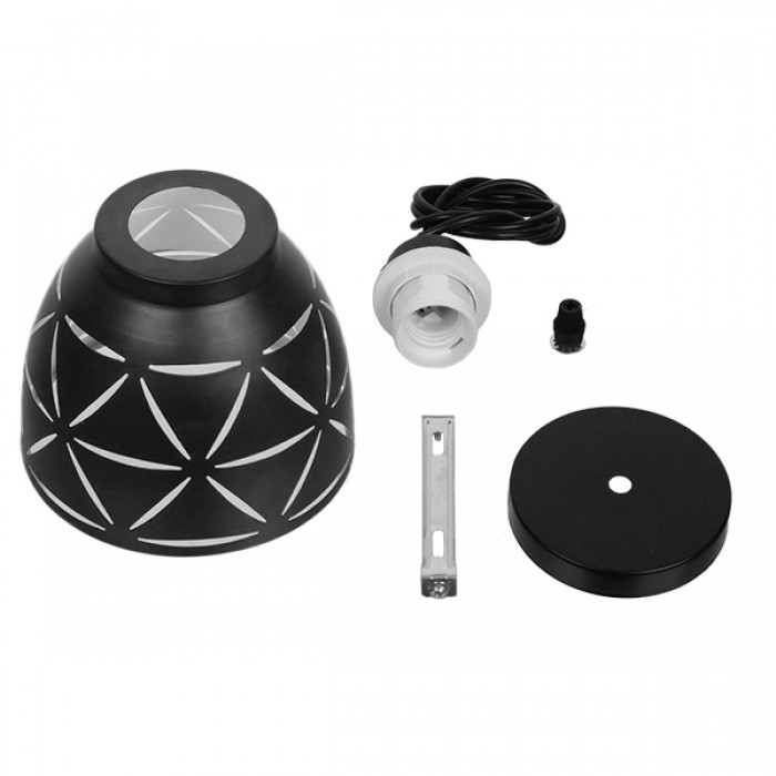 GloboStar® COOLIE 01475 Μοντέρνο Κρεμαστό Φωτιστικό Οροφής Μονόφωτο 1 x E27 Μεταλλικό Μαύρο Λευκό Καμπάνα Φ13 x Υ14cm GloboStar® COOLIE 01475 Μοντέρνο Κρεμαστό Φωτιστικό Οροφής Μονόφωτο 1 x E27 Μεταλλικό Μαύρο Λευκό Καμπάνα Φ13 x Υ14cm