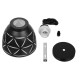 GloboStar® COOLIE 01475 Μοντέρνο Κρεμαστό Φωτιστικό Οροφής Μονόφωτο 1 x E27 Μεταλλικό Μαύρο Λευκό Καμπάνα Φ13 x Υ14cm GloboStar® COOLIE 01475 Μοντέρνο Κρεμαστό Φωτιστικό Οροφής Μονόφωτο 1 x E27 Μεταλλικό Μαύρο Λευκό Καμπάνα Φ13 x Υ14cm