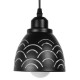 GloboStar® CLOUD 01482 Μοντέρνο Κρεμαστό Φωτιστικό Οροφής Μονόφωτο 1 x E27 Μεταλλικό Μαύρο Λευκό Καμπάνα Φ13 x Υ14cm GloboStar® CLOUD 01482 Μοντέρνο Κρεμαστό Φωτιστικό Οροφής Μονόφωτο 1 x E27 Μεταλλικό Μαύρο Λευκό Καμπάνα Φ13 x Υ14cm