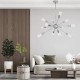 GloboStar® MILANO 01487 Μοντέρνο Industrial Φωτιστικό Οροφής Πολύφωτο 12 x E27 Ασημί Νίκελ Μεταλλικό Φ80 x Y78cm GloboStar® MILANO 01487 Μοντέρνο Industrial Φωτιστικό Οροφής Πολύφωτο 12 x E27 Ασημί Νίκελ Μεταλλικό Φ80 x Y78cm