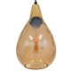 GloboStar® NOAH 01490 Μοντέρνο Κρεμαστό Φωτιστικό Οροφής Μονόφωτο 1 x E27 Γυάλινο με Ξύλο Μελί Φ16 x Υ30cm GloboStar® NOAH 01490 Μοντέρνο Κρεμαστό Φωτιστικό Οροφής Μονόφωτο 1 x E27 Γυάλινο με Ξύλο Μελί Φ16 x Υ30cm